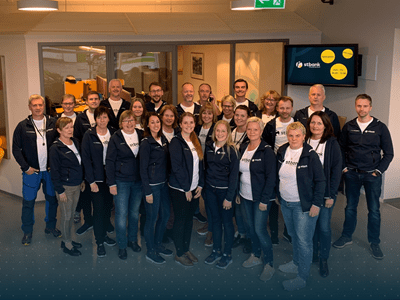 Her er 26 av våre 28 ansatte i lokalbanken Stadsbygd Sparebank
