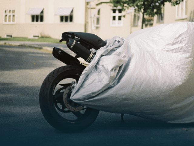 Motorsykkel med trekk og gradering 